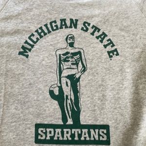 Michigan State Crewneck Sweatshirt Sparty size XL